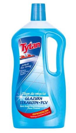 Жидкость для мытья плитки тераккоты и пола ПВХ Tytan Антистатическая 1 л - фото 1 - id-p784462050