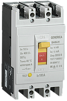 Автоматический выключатель 3Р 100А 18кА [SAV10-3-0100-G] Generica ВА66-31 УЕК