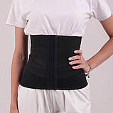 Корсет бандаж сильної ступеня утяжки, чорний корсет жіночий, стягуючий корсет (5107), фото 3