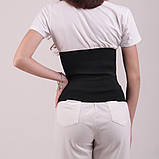 Корсет бандаж сильної ступеня утяжки, чорний корсет жіночий, стягуючий корсет (5107), фото 4