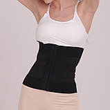 Корсет бандаж сильної ступеня утяжки, чорний корсет жіночий, стягуючий корсет (5107), фото 9