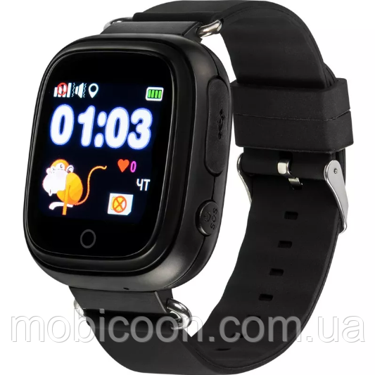 Дитячий розумний годинник з GPS-трекером Gelius Pro GP-PK003 Black (PRO KID)