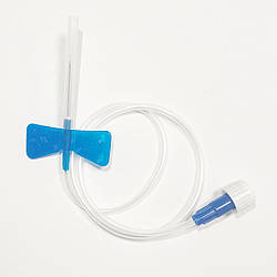 Канюля внутрішньовенна "Метелик" 23G "Alexpharm" синя