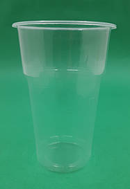 Стакан пивний одноразовий пластиковий Дифлон міні об'єм 460 мл 50 шт/уп.