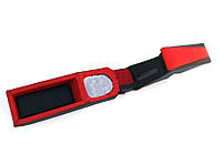 Подлокотник ВАЗ 2108-09 с накладкой тунеля (хребтом) КПП (красный)