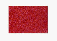 Фоамиран (флексика) пористая резина глиттер с принтом(с рисунком) сердечки А4 20*30 см. Цвет-Красный