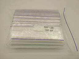 Пакет поліетиленовий zip lock густина 50 мкр розмір 100х120 100 шт/уп., фото 4