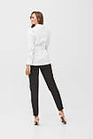 Стильна сорочка для вагітних і годування 2077 0173 біла L, фото 4