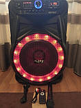 Колонка на акумуляторі з бездротовим мікрофоном ZPX ZX-7772/200W (USB/Bluetooth/FM/TWS), фото 5