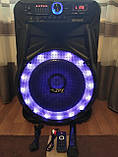 Колонка на акумуляторі з бездротовим мікрофоном ZPX ZX-7772/200W (USB/Bluetooth/FM/TWS), фото 3