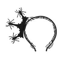 Обруч на Хелловін Павуки на короні one size чорний