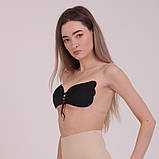 Самоклеючий бюстгальтер – невидимка Fly Bra, ліфчик невидимка чорний, ліф невидимий (6102), фото 6