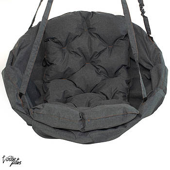 Гойдалка-гамак #3 (100 кг) 80 см колір графіт