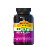 Вітамінно-мінеральний комплекс Core Daily 1 women's 60 таблеток ТМ Кантрі Лайф / Country Life