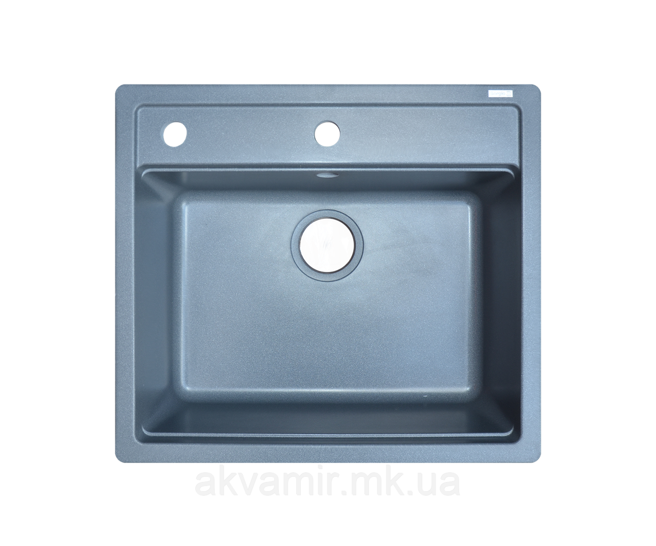 Кухонна мийка Borgio (граніт) Q 570x510 (сірий металік)