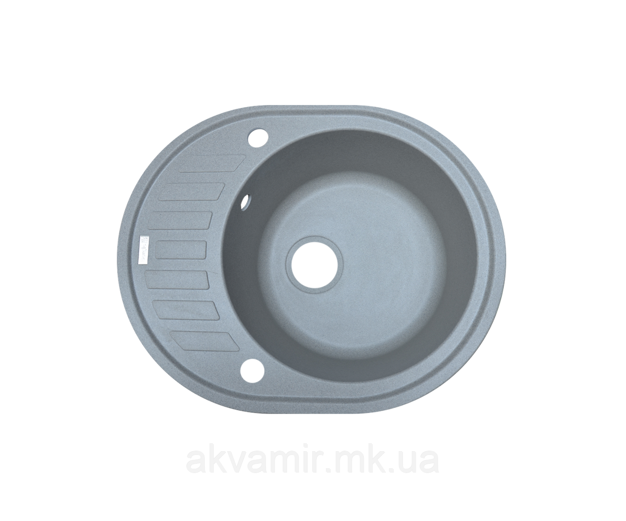 Кухонна мийка Borgio (граніт) OVM-620x500 (сірий камінь)
