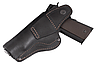Кобура Colt 1911 поясна + прихованого внутрішньобрючного носіння не формована з кліпсою (шкіра, чорна), фото 3