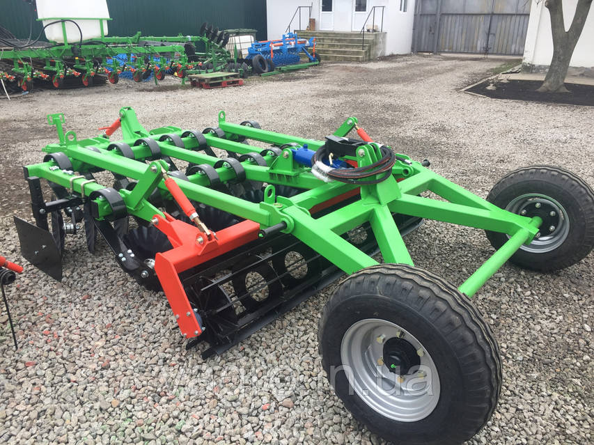 Борона Дискова Причіпна БДА-2.4 ШАРК на Пружинній Стійці Ark