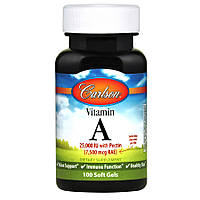 Vitamin A 25000 IU Carlson Labs, 100 капсул