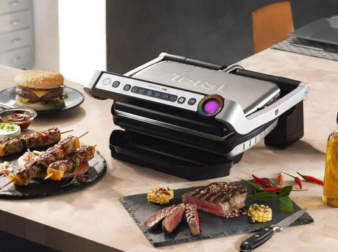 Гриль Tefal Optigrill GC702D16 з упаковкою