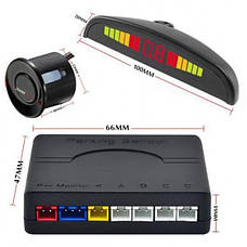 Парктронік (паркувальних радар) Parking Assistant Sensor, 4 чорні датчики, фото 5