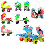 Розсувні Ролики для дітей розмір 15.5-21см Profi MS 0053G (Зелені), фото 4