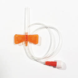 Канюля внутрішньовенна "Метелик" 25G "Alexpharm" помаранчева