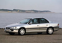 Стекло двери заднее левое Opel Omega B