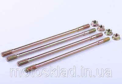 Шпильки з гайками (4 шт.) - 125/150CC, фото 1