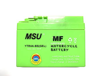 Акумулятор 12 V 2,3 Ah YTR4A-BS 115/50/85 мм "таблетка" Honda