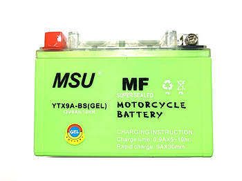 Акумулятор 12 V 9 Ah YTX9A-BS 150/85/105 мм (гелевий)