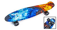 Пенні борд Penny Board Nickel 27 Вогонь і лід Матові колеса