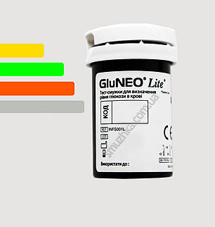 Тест-смужки Gluneo Light 25 - ГлюНео Лайт тест смужки #25 шт., фото 1