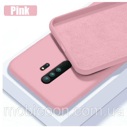 Чохол Silicone Case full для Xiaomi Redmi 9 pink (сяомі ксіоміредмі 9)