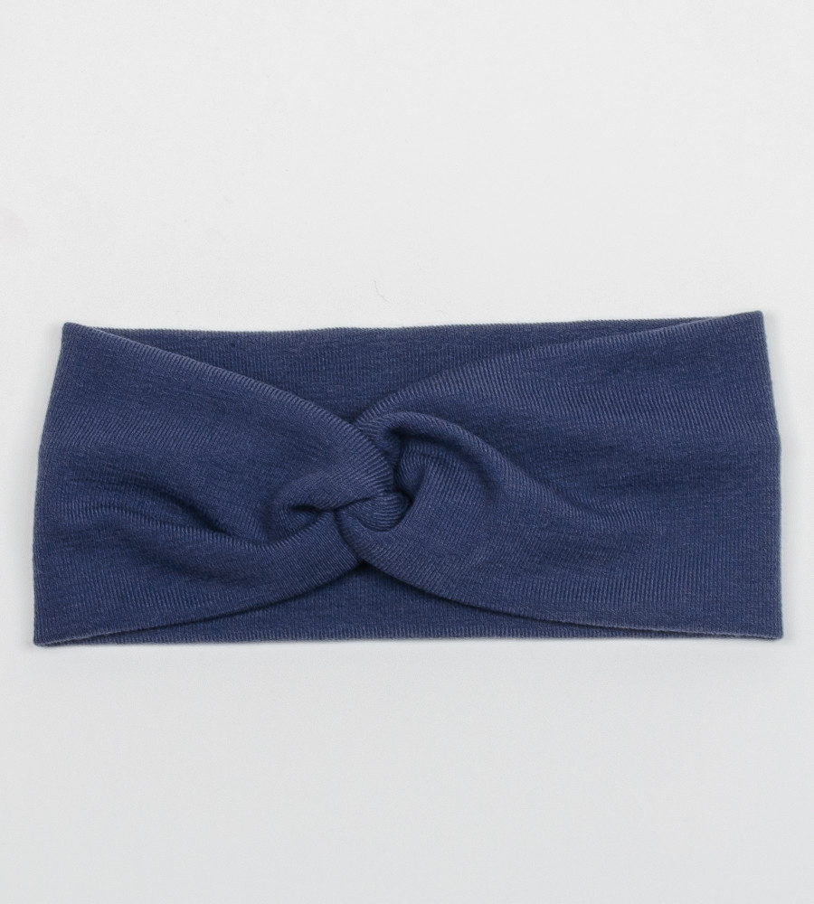 Трикотажна пов'язка на голову "Чалма" (20210), Синій, фото 1