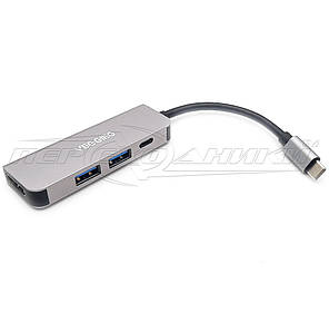 Конвертер Type-C to HDMI + 2*USB 3.0+Type-C Female, фото 2