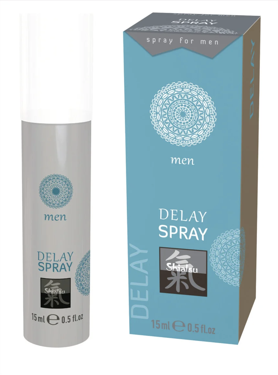 Спрей пролонгатор для чоловіків SHIATSU Delay Spray 15 мл (Оригінал, Німеччина)