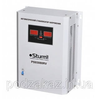 Стабілізатор напруги релейний Sturm 8000 ВА настя PS93080RV