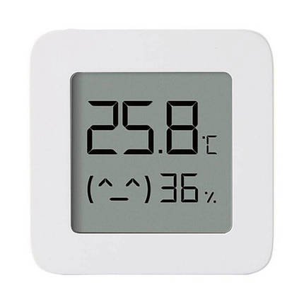 Компактний бездротовий смарт-термометр і цифровий гігрометр XIAOMI Mijia Bluetooth Thermometer 2, фото 1