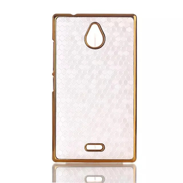 Чохол Chrome Gold для Nokia X2 White