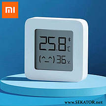 Компактний бездротовий смарт-термометр і цифровий гігрометр XIAOMI Mijia Bluetooth Thermometer 2, фото 3