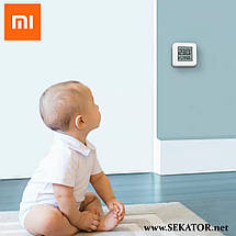 Компактний бездротовий смарт-термометр і цифровий гігрометр XIAOMI Mijia Bluetooth Thermometer 2, фото 4