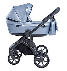 Дитяча універсальна коляска 2 в 1 Roan Bloom Eco Blue Pearl (Роан Блум, Польща)