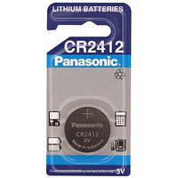 Батарейка литиевая Panasonic Lithium Coin Industrial CR2412, 3V, блистер 1шт
