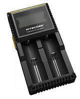 Универсальное ЗУ Nitecore D2 Ni-Cd/Ni-Mh/Li-Ion, 220V/12V, LCD display