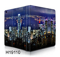 Чехол для iPad2/3/4 HQ-Tech 19110 "Ночной Hong Kong" картинка с фотографическим качеством