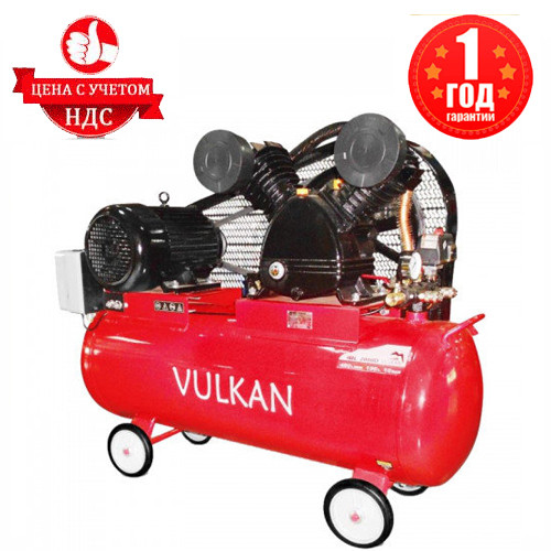 Компрессор Vulkan IBL2080D (3 кВт, 480 л/мин, 100 л) YLP - фото 1 - id-p1239656092