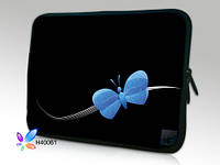 Чехол для планшета или нетбука 12.2" HQ-Tech H061 "Бабочка мал." неопрен 3мм картинка с фотографическим