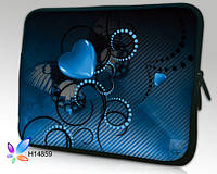 Чехол для планшета или нетбука 12.2" HQ-Tech H859 "Абстракция сердце" неопрен 3мм картинка с фотографическим