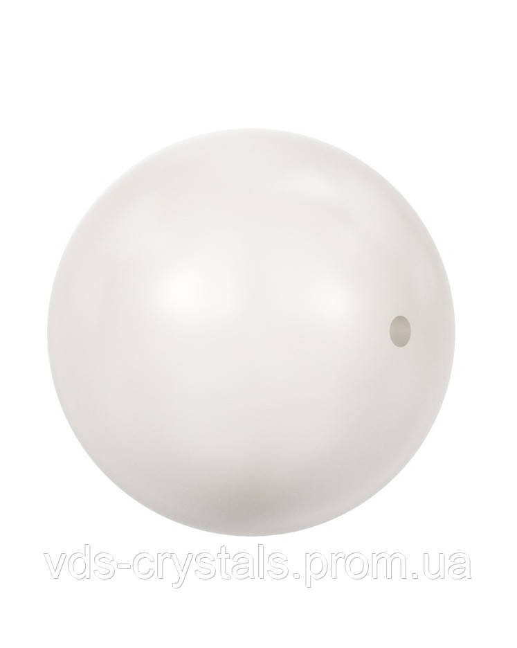 Перли Сваровські круглий 5810 Crystal White Pearl (001 650) mm10, фото 1
